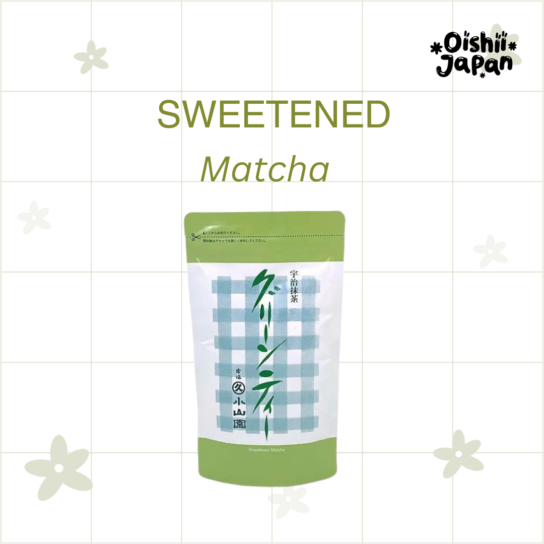 sweetened matcha