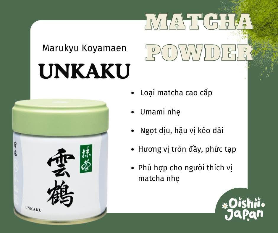 UNKAKU MATCHA POWDER