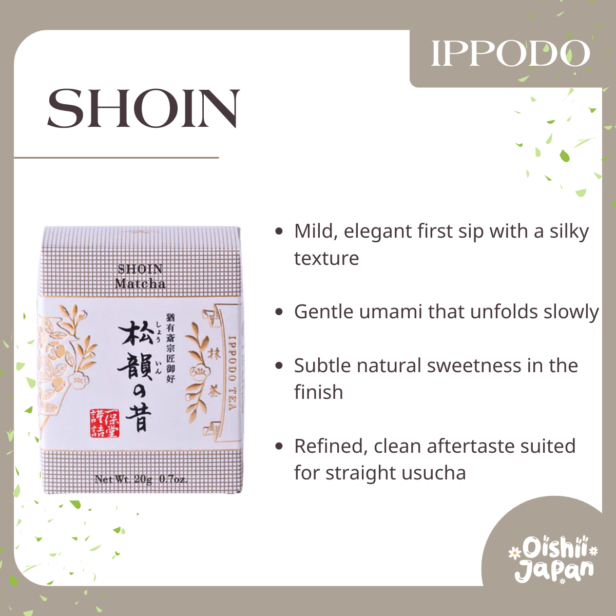 [Ippodo] Shoin 20g box