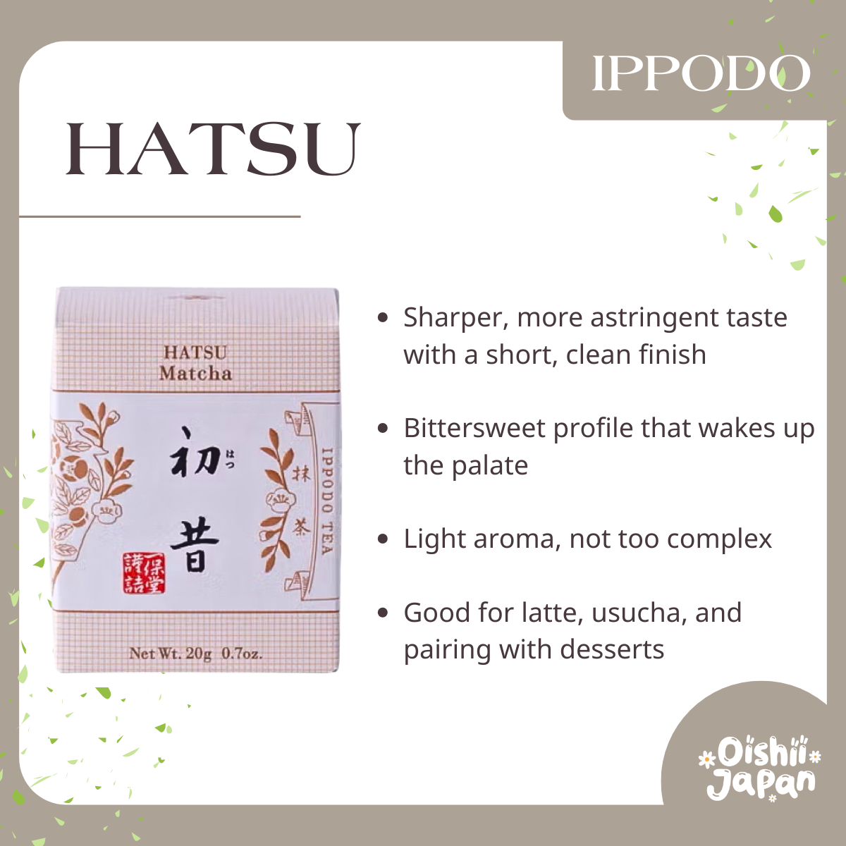 [Ippodo] Hatsu 20g box