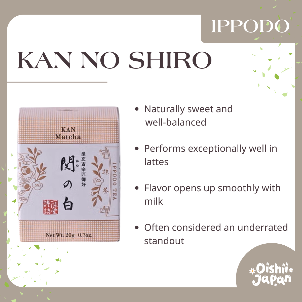 [Ippodo] Kan No Shiro 20g box