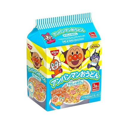 Thùng Mì Udon Anpanman Nissin 9 Gói