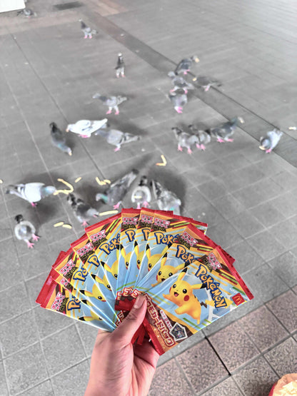 Pokemon Card McDonald's Promo 10 Pack  Pikachu 020/M-P and Random Japanese Card